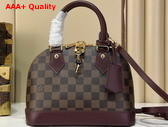 Louis Vuitton Alma BB in Damier Ebene Canvas N48279 Replica