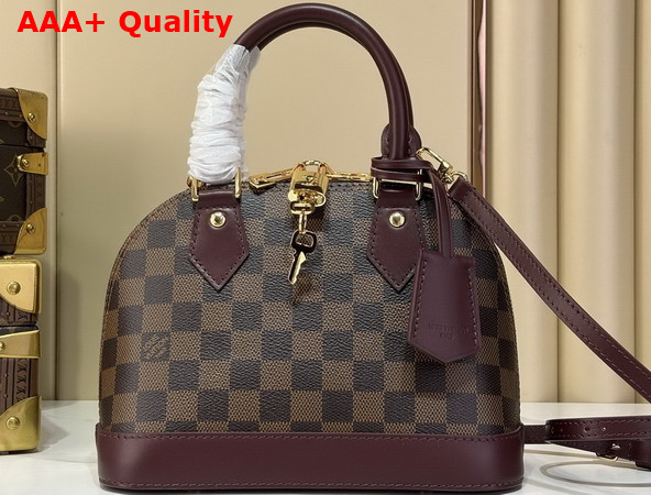 Louis Vuitton Alma BB in Damier Ebene Canvas N48279 Replica