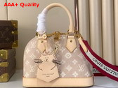 Louis Vuitton Alma BB in Meowgram Coated Canvas M25728 Replica