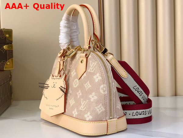 Louis Vuitton Alma BB in Meowgram Coated Canvas M25728 Replica