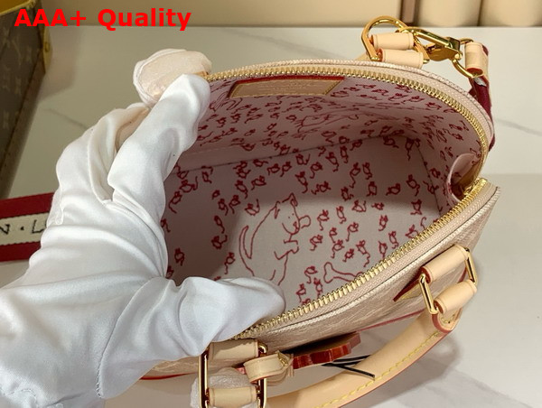 Louis Vuitton Alma BB in Meowgram Coated Canvas M25728 Replica