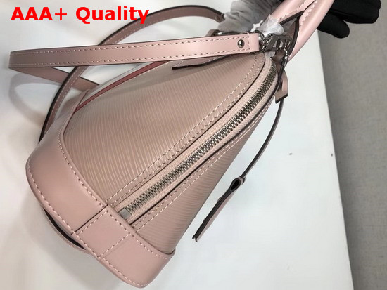 Louis Vuitton Alma BB in Rose Ballerine Epi Leather with Two Tone Stripe Replica