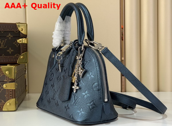 Louis Vuitton Alma BB in Shimmery Ink Monogram Empreinte Leather M26686 Replica
