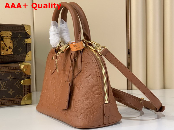 Louis Vuitton Alma BB in Tan Monogram Empreinte Leather M28661 Replica