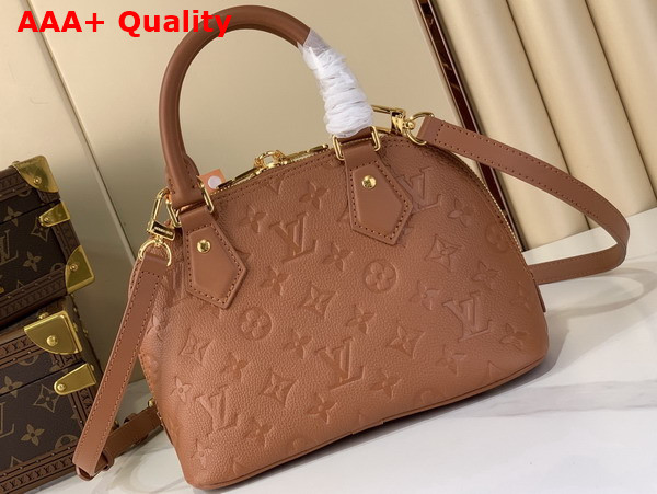 Louis Vuitton Alma BB in Tan Monogram Empreinte Leather M28661 Replica