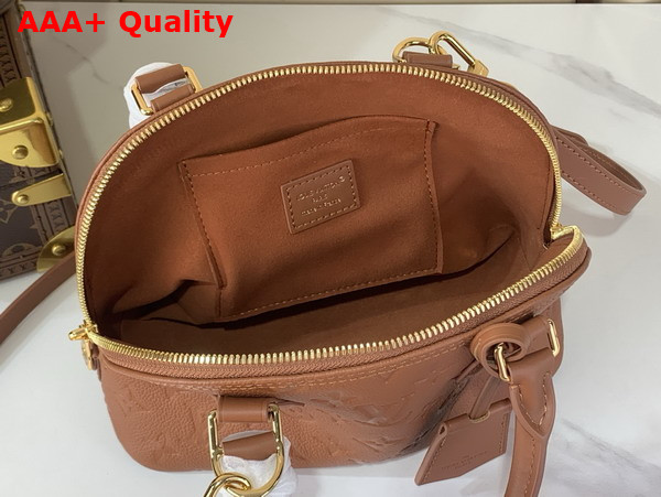 Louis Vuitton Alma BB in Tan Monogram Empreinte Leather M28661 Replica