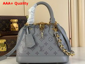 Louis Vuitton Alma BB in Trianon Gray Calfskin Monogram Ink Collection M12561 Replica