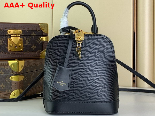 Louis Vuitton Alma Backpack in Black Epi Leather M25103 Replica