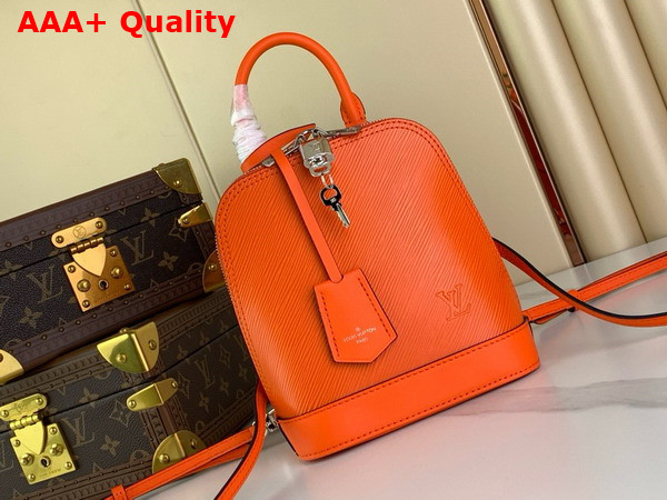 Louis Vuitton Alma Backpack in Orange Epi Leather M25104 Replica