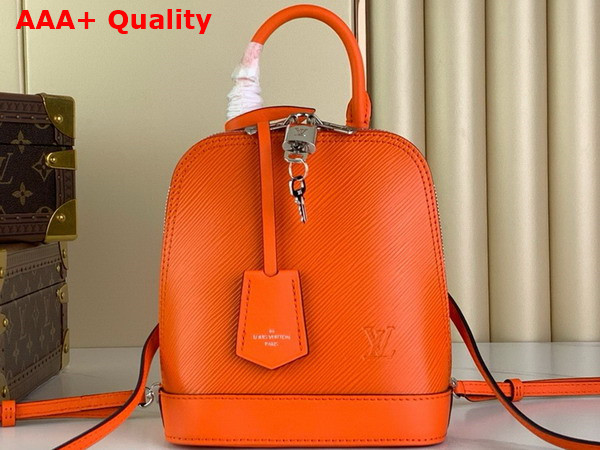 Louis Vuitton Alma Backpack in Orange Epi Leather M25104 Replica