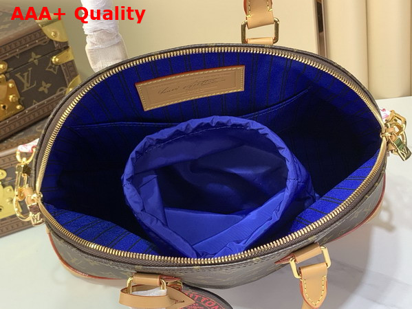 Louis Vuitton Alma MM Handbag in Monogram Canvas with a Nylon Drawstring Pouch M27327 Replica