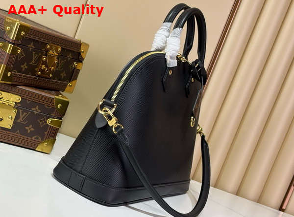 Louis Vuitton Alma MM Soft Black Soft Epi Leather M2A174 Replica
