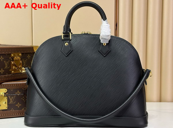 Louis Vuitton Alma MM Soft Black Soft Epi Leather M2A174 Replica