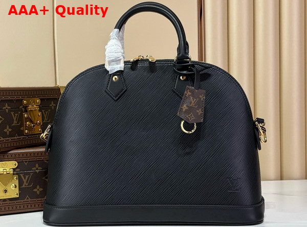 Louis Vuitton Alma MM Soft Black Soft Epi Leather M2A174 Replica