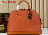Louis Vuitton Alma MM Soft Tan Soft Epi Leather M28500 Replica