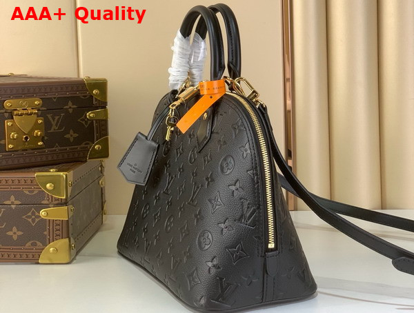 Louis Vuitton Alma PM Handbag in Black Monogram Empreinte Leather Replica