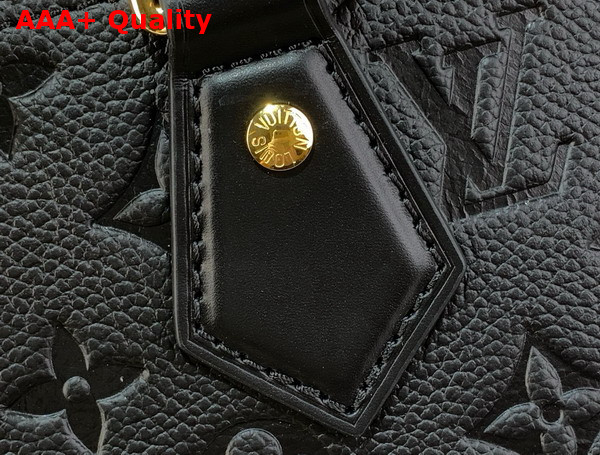 Louis Vuitton Alma PM Handbag in Black Monogram Empreinte Leather Replica