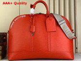 Louis Vuitton Alma Travel GM Bag in Vermillon Red Epi XL Grained Leather M23717 Replica