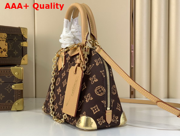 Louis Vuitton Alma Trunk BB Monogram Origine Ebene Coated Canvas M28105 Replica