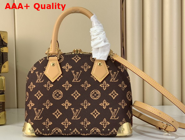 Louis Vuitton Alma Trunk BB Monogram Origine Ebene Coated Canvas M28105 Replica