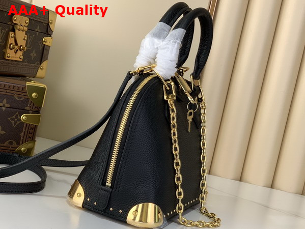 Louis Vuitton Alma Trunk BB in Black Calfskin Leather M29445 Replica