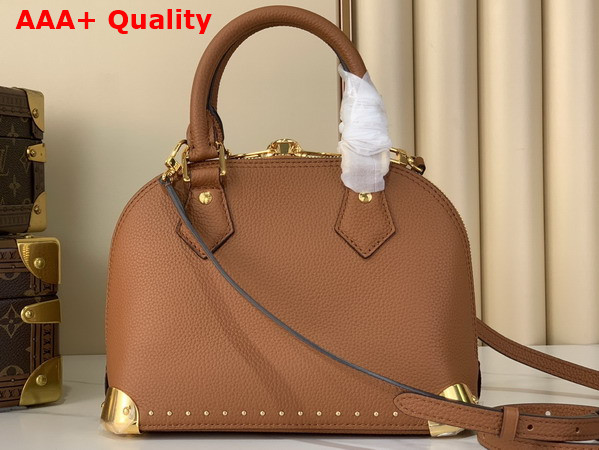 Louis Vuitton Alma Trunk BB in Tan Calfskin Leather M29091 Replica