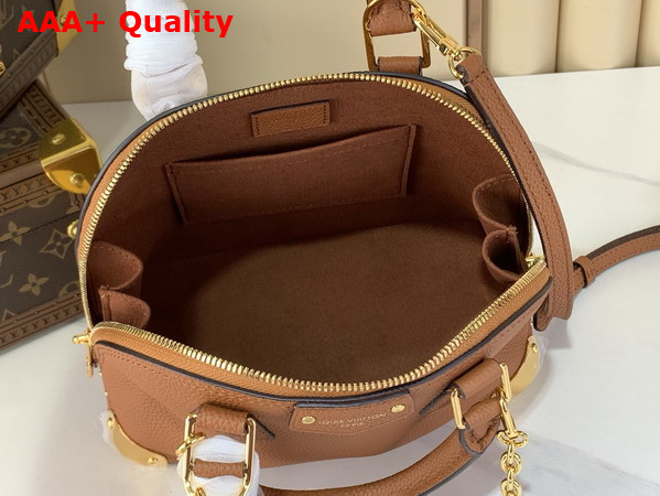 Louis Vuitton Alma Trunk BB in Tan Calfskin Leather M29091 Replica