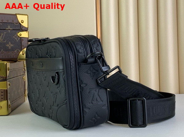 Louis Vuitton Alpha Messenger in Black Monogram Empreinte Leather Replica