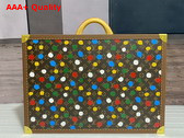 Louis Vuitton Alzer 60 Suitcase in Monogram Coated Canvas with 3D Painted Dots Print Replica