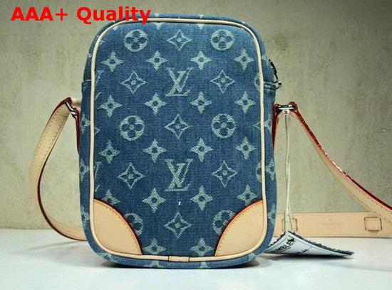 Louis Vuitton Amazon Shoulder Bag in Blue Monogram Denim Replica