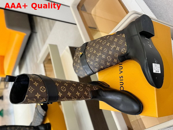Louis Vuitton Amiral High Boot in Monogram Canvas Replica