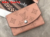 Louis Vuitton Anne Coin Purse Magnolia Mahina Perforated Calfskin Leather M64050 Replica