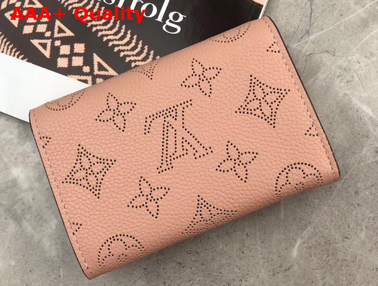 Louis Vuitton Anne Coin Purse Magnolia Mahina Perforated Calfskin Leather M64050 Replica