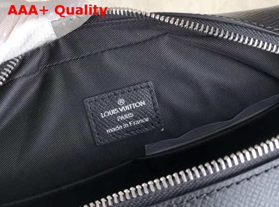 Louis Vuitton Anton Messenger PM Taiga Cowhide Leather Ardoise M34411 Replica