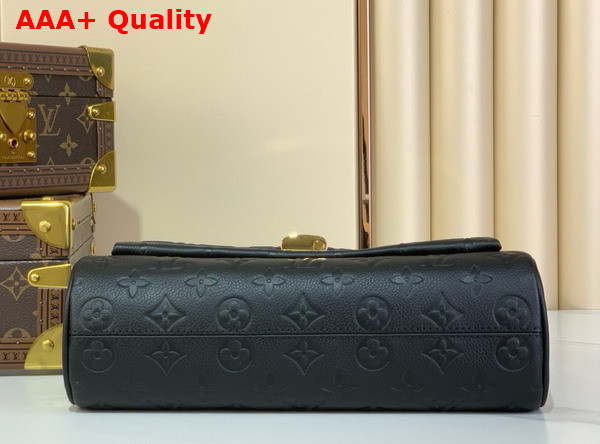 Louis Vuitton Anytime Flap Bag in Black Monogram Empreinte Leather M14604 Replica