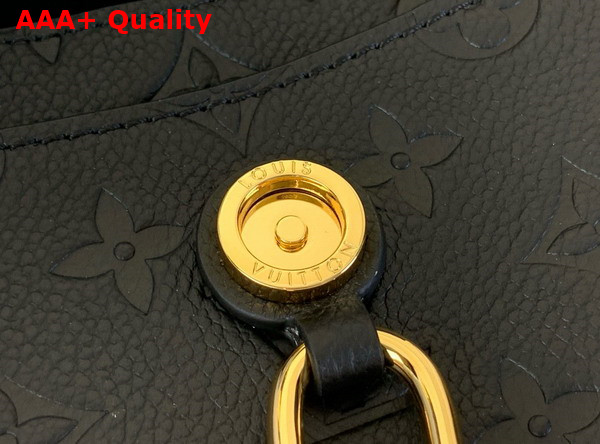 Louis Vuitton Anytime Flap Bag in Black Monogram Empreinte Leather M14604 Replica