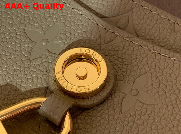 Louis Vuitton Anytime Flap Bag in Tourterelle Gray Monogram Empreinte Leather M14973 Replica