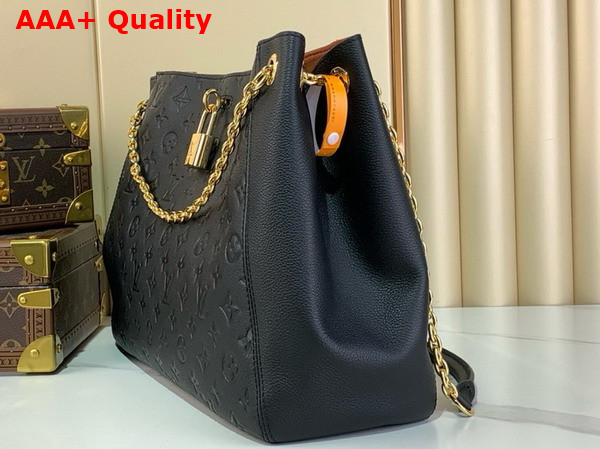 Louis Vuitton Anytime MM Handbag in Black Monogram Empreinte Leather M14324 Replica