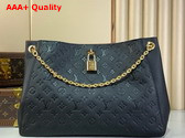 Louis Vuitton Anytime MM Handbag in Black Monogram Empreinte Leather M14324 Replica