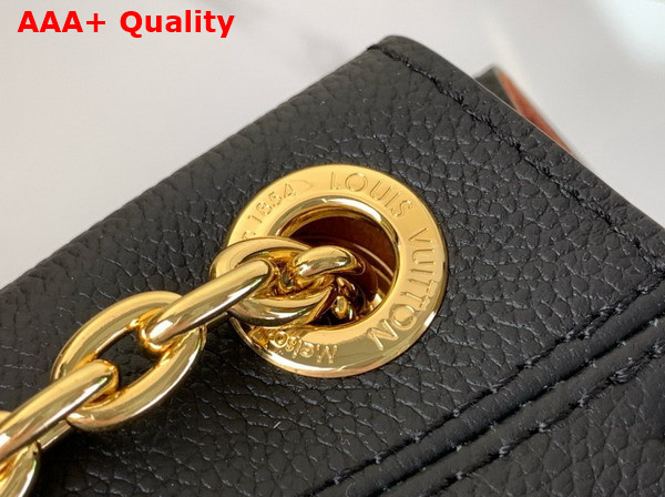 Louis Vuitton Anytime MM Handbag in Black Monogram Empreinte Leather M14324 Replica