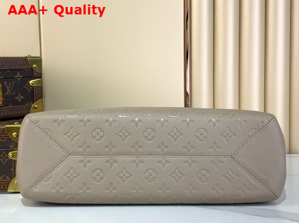Louis Vuitton Anytime MM Handbag in Tourterelle Gray Monogram Empreinte Leather M14658 Replica