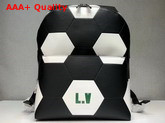 Louis Vuitton Apollo Backpack Black and White Epi Leather 2018 FIFA World Cup Replica