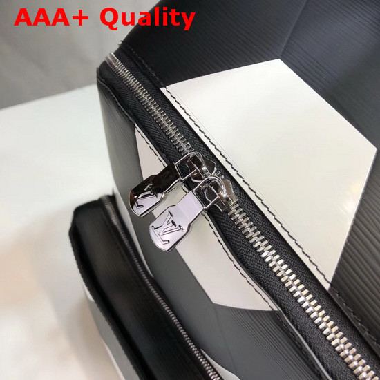 Louis Vuitton Apollo Backpack Black and White Epi Leather 2018 FIFA World Cup Replica