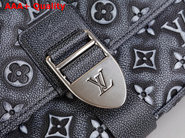 Louis Vuitton Archy Messenger MM Bag Charcoal Cowhide Leather M21358 Replica
