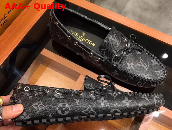 Louis Vuitton Arizona Moccasin Monogram Eclipse Canvas 1A441U Replica
