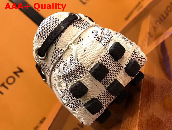 Louis Vuitton Arizona Moccasin in Damier Azur Canvas Replica