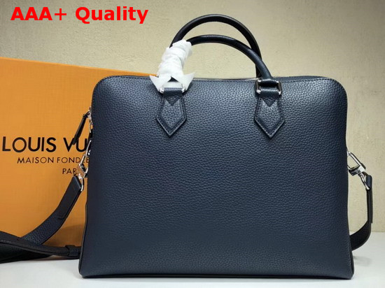 Louis Vuitton Armand Briefcase PM Taurillon Leather Navy M53490 Replica