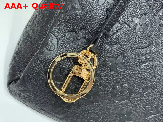 Louis Vuitton Artsy MM Black Embossed Calf Leather with Smooth Leather Trimmings M41066 Replica