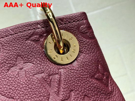 Louis Vuitton Artsy MM Raisin Embossed Calf Leather M43257 Replica