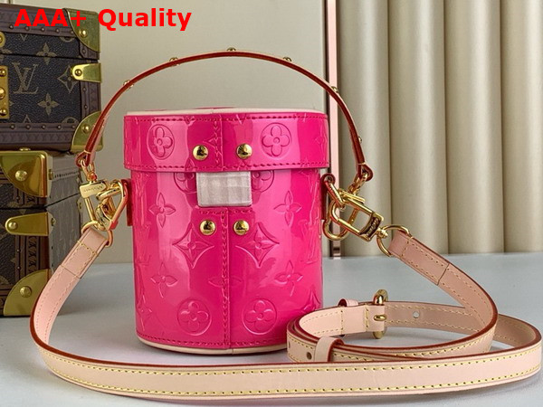 Louis Vuitton Astor Bag Neon Pink Monogram Vernis Embossed Cowhide Leather M24102 Replica